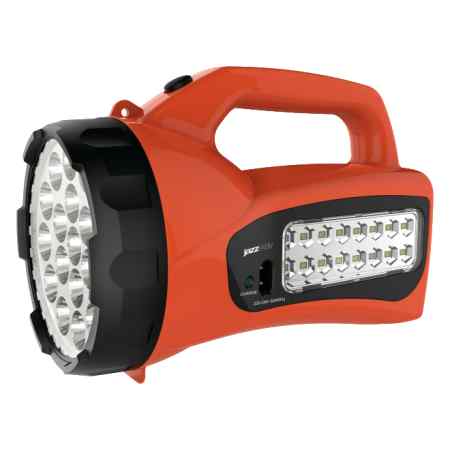 Фонарь светодиодный Jazzway Accu7-L19/L16-og 2 режима, аккум 4V1,6Ah, оранжевый