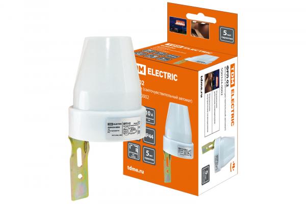 Фотореле TDM ФРЛ-02 5-50 Лк 10А