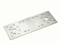Пластина соединительная 40х460х2 мм, оцинк. - накл. Tech-Krep